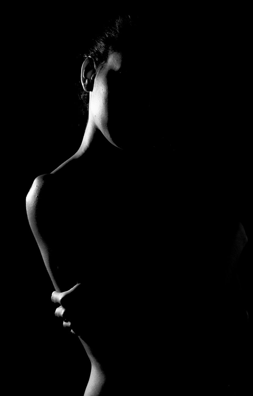 Intimate boudoir setting