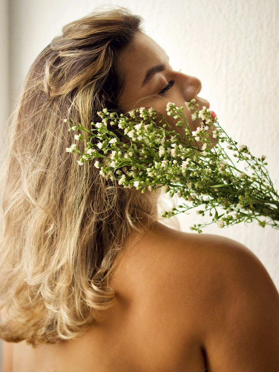 Intimate boudoir setting